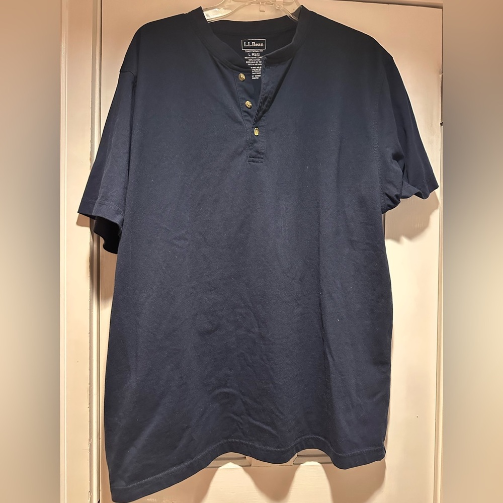 LL Bean Crew Neck Short Sleeve Shirt